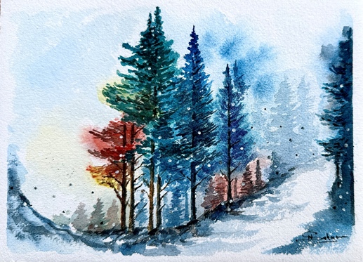 Landscape Painting | watercolor